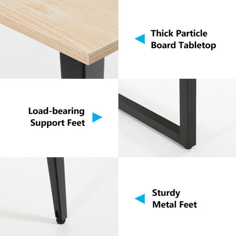 Rootz 8FT Conference Table - Meeting Table - Boardroom Table - Elegant Design -240cm x 120cm x 75cm