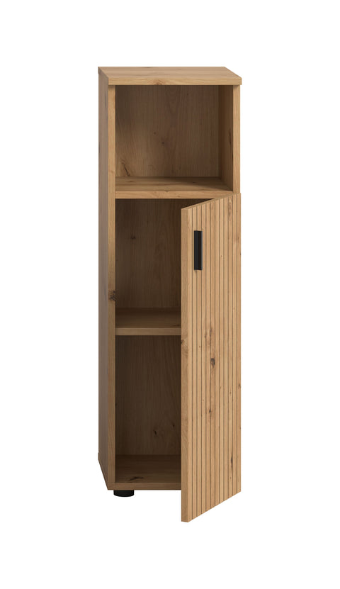 Rootz Bathroom Cabinet - Storage Cupboard - Bathroom Organizer - High-Quality, Easy-Care - 30x95x30cm