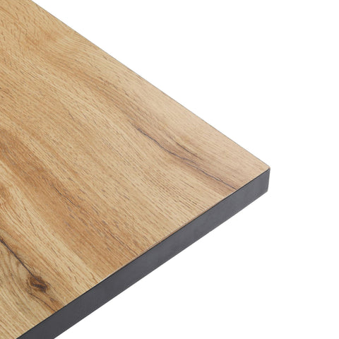 Rootz Modern Kitchen Dining Table - Bistro Table - Unique Design Table - Stylish & Durable - 138.5cm x 80cm x 75cm