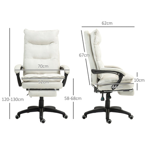 Rootz Soft Executive Chair - Office Chair - Massage Chair - Ultimate Comfort - 70cm x 62cm x 120-130cm