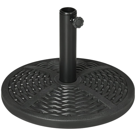 Rootz Concrete Parasol Stand - Umbrella Stand - Garden Parasol Base - Optimal Stability - Ø45cm x 33h cm