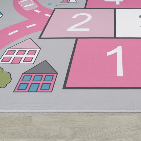 Children's Play Rug - City Streets Design – Durable & Soft – Easy Clean – Imagination Boost