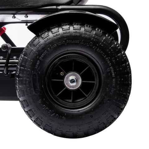 Rootz Children's Go-Kart - Adjustable Seat - Handbrake - Go karts & pedal vehicles - Plastic - Metal - Black - 121 x 58 x 61 cm