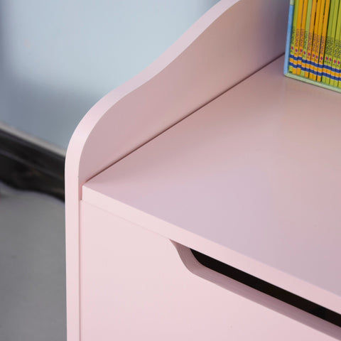 Rootz Toy Chest Children's Bench - Toy Box - Storage Chest - Kid-Friendly MDF - 60cm x 40cm x 48cm