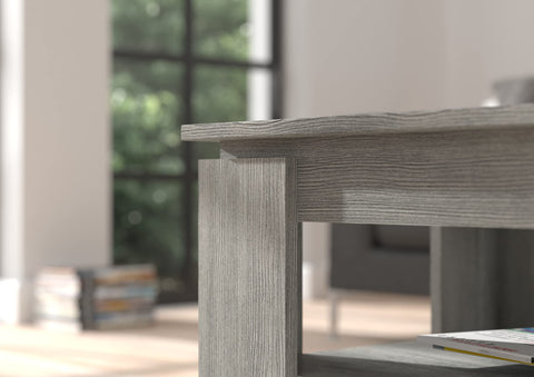 Rootz Titan Coffee Table - Wood Material - Smoke Silver Replica - Sustainable Production - Approx. 100 x 45 x 60 cm