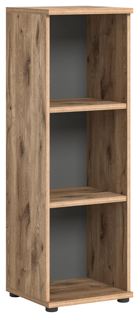 Rootz Nox Oak Nb. Mason Home Office Shelf - Bookcase - Storage Rack - Timeless Design - 40cm x 122cm x 37cm