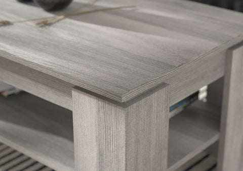 Rootz Titan Coffee Table - Wood Material - Smoke Silver Replica - Sustainable Production - Approx. 100 x 45 x 60 cm