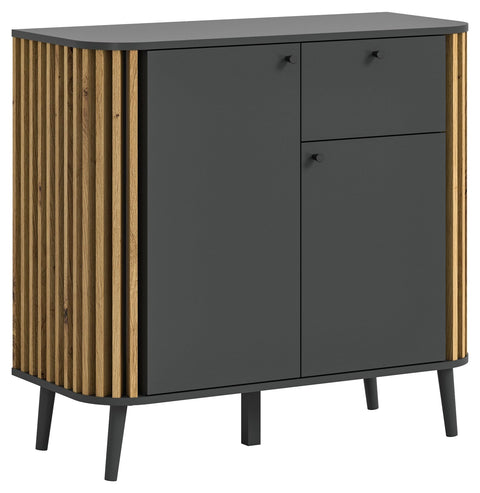 Rootz Chest of Drawers - Gray - 2-in-1 Dresser - System Storage - Sustainable - 92cm x 88cm x 40cm