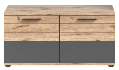 Rootz Mason Bench Wardrobe - Shoe Rack Bench - Entryway Organizer - 90cm x 51cm x 37cm