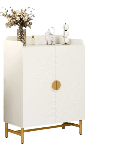 Rootz 6-Tier Shoe Cabinet - Shoe Rack - Storage Unit - Space-Saving Design - 37cm D x 80cm W x 105cm H