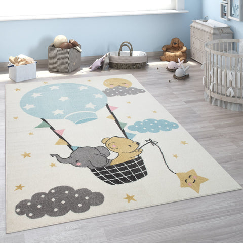 Children’s Rug – Dreamy Night Sky Theme – Soft, Durable, Playroom Perfect