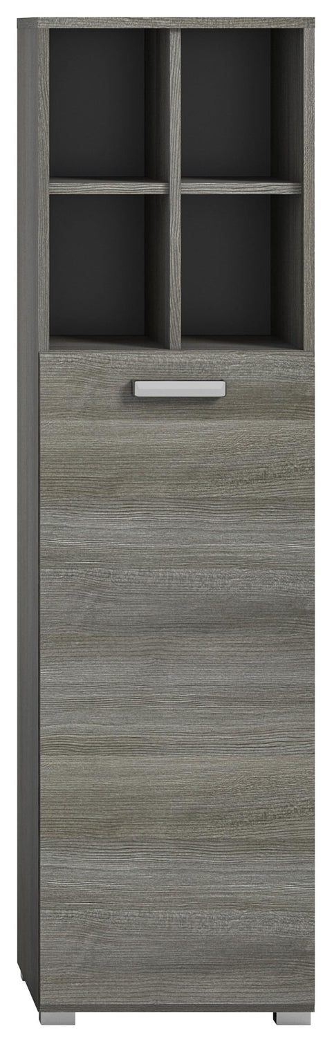 Rootz Silver Bathroom Furniture - Chest of Drawers - Wood Material - Timeless Design - 40cm x 146cm x 33cm