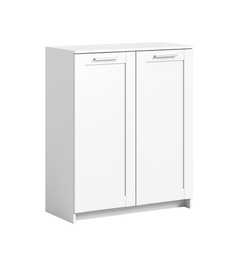 Rootz Ibiza Chest of Drawers - Wooden Organizer - White Dresser - 78cm x 95cm x 37cm - Modern Design - Sustainable - FSC Certified