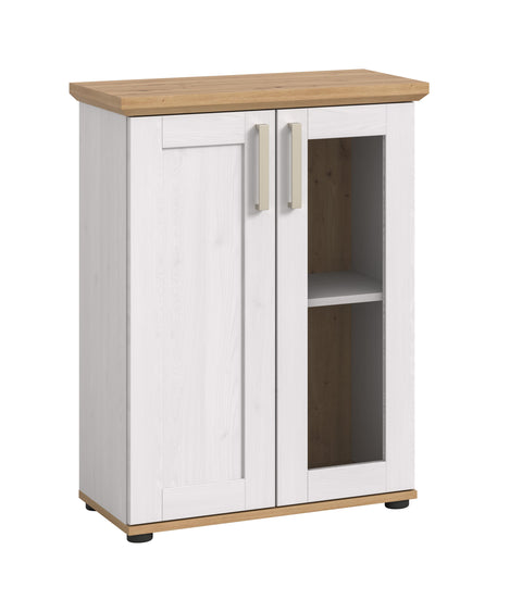 {"title":"Rootz Display Cabinet - Storage Unit - Shelf Organizer - Adjustable Shelf - W64 x H88 x D37 cm"}