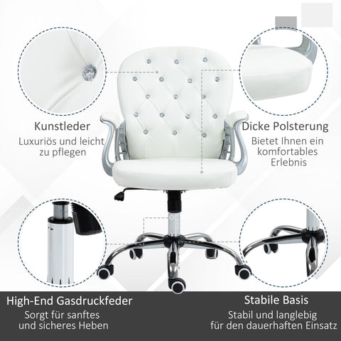 Rootz Ergonomic Office Chair - Desk Chair - Swivel Chair - Enhanced Comfort - 59.5cm x 60.103cm