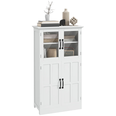 Rootz Kitchen Buffet Cabinet - Closet - Storage Unit - Modern Design - 60cm x 30cm x 110.5cm