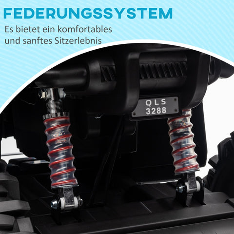 Rootz 12V Children's Quad Vehicle - Kids Electric Ride-On - Orange ATV - MP3 Player - Safe Adventures - 100cm x 65cm x 73cm