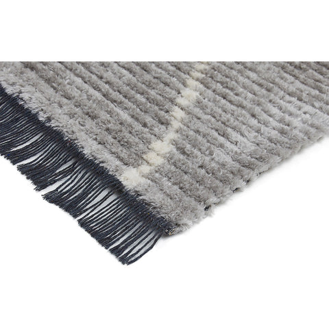 Rootz Shaggy Rug with Fringes - Area Rug - Softness & Comfort - Polyester Elegance - 230 x 160 x 2.1 cm