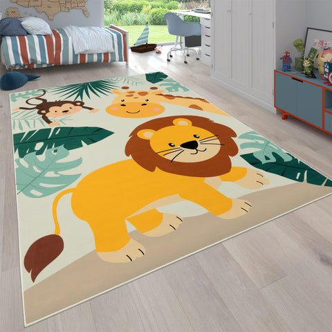 Children’s Playroom Rug – City Street Map – Durable & Soft – Easy to Clean