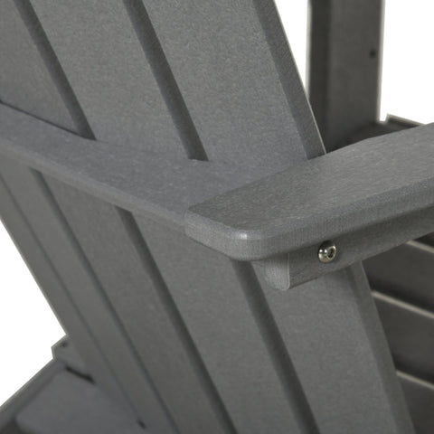 Rootz Garden Chair - Adirondack Chair - Outdoor Armchair - Ergonomic Design - Weatherproof HDPE - 75cm x 87cm x 90cm