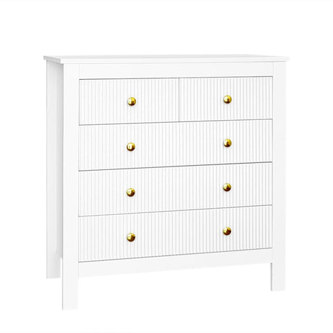Rootz Elegant Sideboard - Chic Storage Cabinet - Luxury Drawers - Ample Storage - 79cm x 39.5cm x 80.5cm