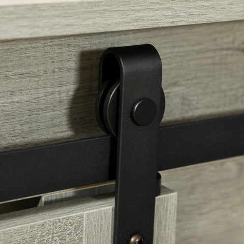 Rootz Dog Cage - Dog Box - Transport Box for Dogs - Lockable - 120L x 60B x 88.5H cm - Easy to Clean - Flexible Design - Rustic Grey