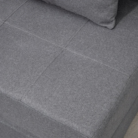 Rootz Slaapstoel - Ontspanningsstoel - Gastenbed - Afneembare hoes - Polykatoen - Donkergrijs - 70cm x 70cm x 61cm