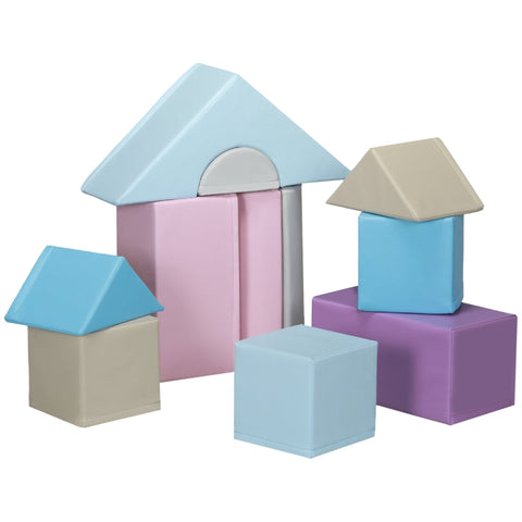 Rootz Soft Building Blocks Set - Foam Blocks - Children's Play Blocks - Stimulates Creativity - Includes 11 Blocks - Various Sizes