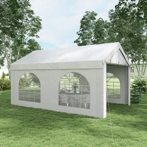 Rootz Reception Tent Pavilion - Tent Barnum - Roof Tent - Durable Materials - 500cm x 300cm x 285cm