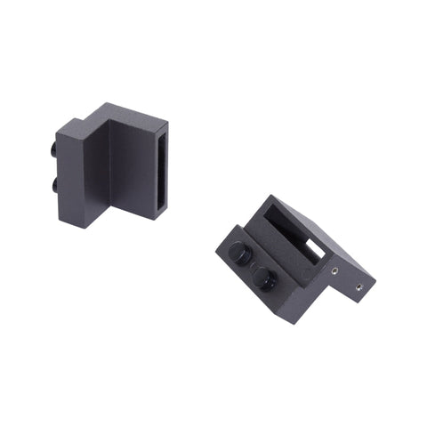 Rootz Sliding Door Hardware Set - Antique Style - Carbon Steel - Smooth Gliding - 200cm x 4cm x 0.6cm