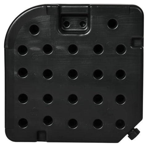 Rootz Parasol Stand - Umbrella Stand - 4-piece Parasol Stand - Fillable - Black - 100 x 100 x 8 cm