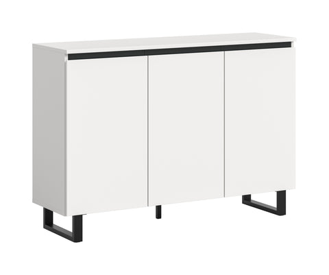 Rootz Sideboard - Storage Cabinet - Buffet Table - Easy-Care Surfaces - 120cm x 84cm x 36cm