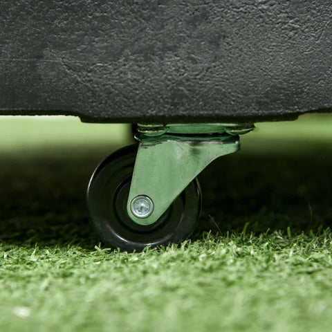 Rootz Parasol Stand - Parasol Holder - Parasol Base - Umbrella Stand With Wheels - Weather Resistant - Black - 53cm x 53cm x 41cm