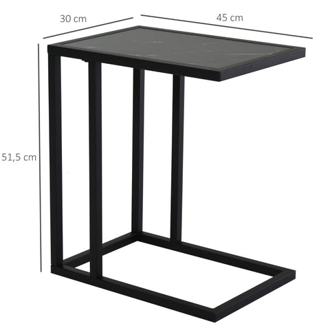 Rootz Sofa Side Table - Coffee Table - Corner Table - Long-Lasting Quality - 45L x 30W x 51.5H cm