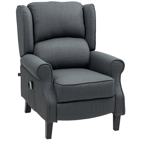 Rootz Massage Chair with Heating - Relaxation Armchair - Recliner Chair - Stress Reduction - 78cm x 83cm x 101cm