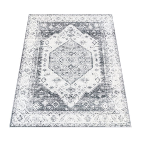 Modern Oriental Style Rug – Soft Short Pile – Durable, Elegant, Easy Care