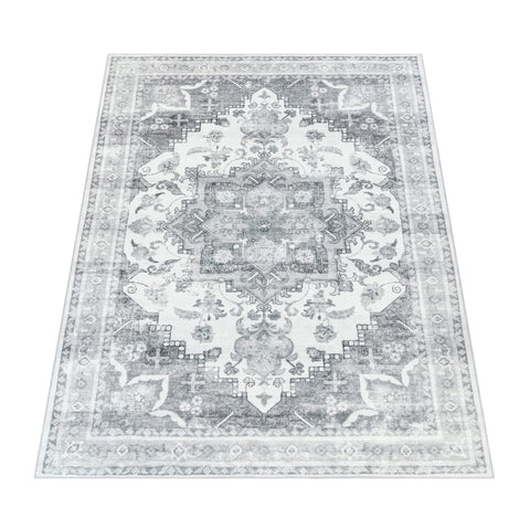 Oriental Style Rug – Short Pile – Soft & Durable – Traditional Pattern – Easy Care