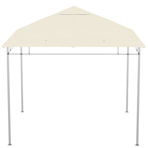 Rootz Replacement Roof for Pavilion Pergola Tent - Garden Canopy - Outdoor Shade - UV Protection - 298cm x 295cm Brown