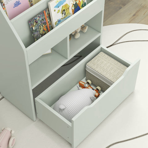 Rootz Multi-Purpose Bookcase Shelf - Storage Unit - Grey - Ample Storage - 60cm x 29.9cm x 90cm