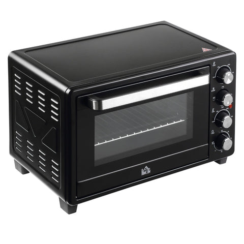 Rootz Mini Oven - Compact Oven - Countertop Oven - Adjustable Temperature - 52.2cm x 38.1cm x 33.5cm