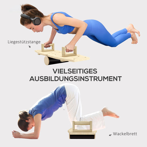 Rootz Push Up Bars Set - Push-Up Bars - Training Board - Enhance Fitness - 80cm x 30cm x 26cm