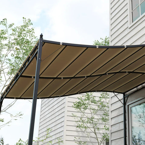 Rootz Awnings - Sun protection - Canopy Awning - Replacement Canopy - Weather Resistant - PU coating - UV30+ protection - Polyester fabric - Beige - 297L x 243W cm