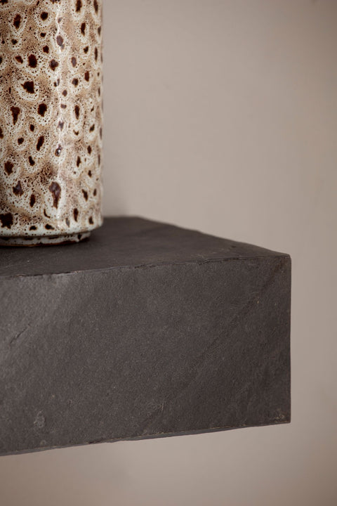 Rootz Modern Wall Shelf - Floating Shelf - Anthracite Decor - Wide Storage Space - Handmade - 60cm x 10cm x 20cm