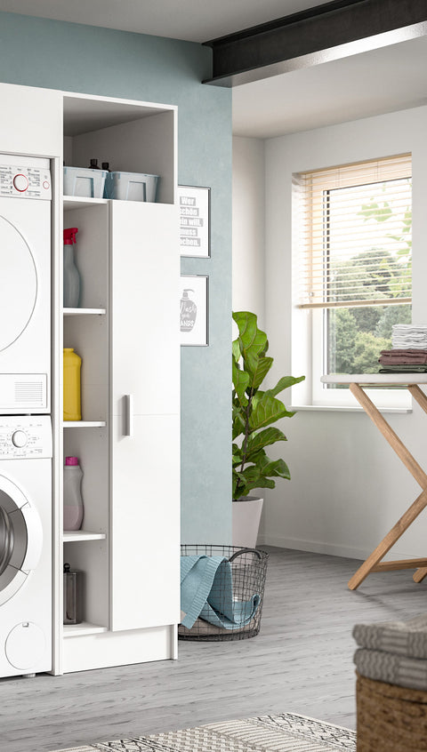 Rootz Universal Cabinet - Storage Wardrobe - Closet Organizer - Versatile Design - 50x195x62 cm