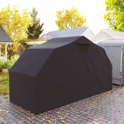Rootz Motorcycle Cover Tarpaulin - Waterproof Cover - Outdoor Shelter - UV Resistant - 345cm x 135cm x 191cm