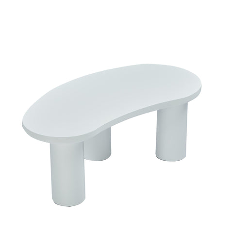 Rootz Modern Half Moon Coffee Table - Crescent Table - Curved Coffee Table - Elegant & Durable - 107cm x 57cm x 40.5cm