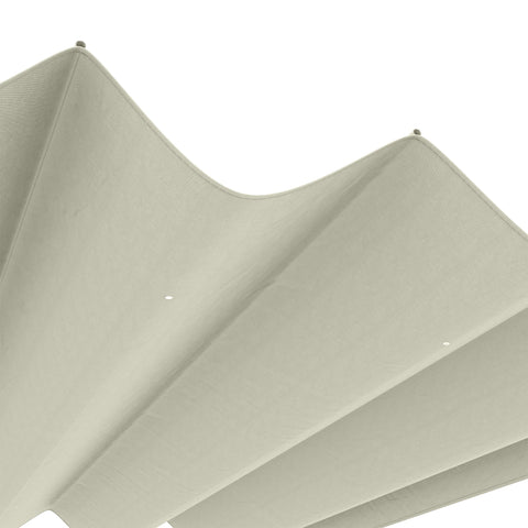 Rootz Replacement Roof for Garden Pavilion - Pergola Roof - UV Protective Cover - Easy Assembly - 286cm x 245cm