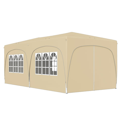 Rootz 3 x 6m Pop-up Gazebo - Garden Tent - Outdoor Canopy - UPF50+ UV Protection - 597cm x 300cm x 270cm