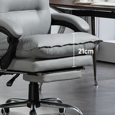 Rootz Ergonomic Office Chair - Desk Chair - Swivel Chair - Maximum Comfort - 66L x 72W x 122-130H cm