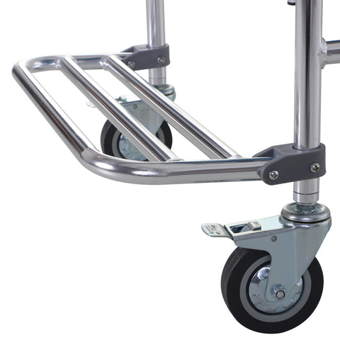 Rootz Commode Wheelchair - Commode Chair - Mobility Aid - Shower Chair - Aluminum Frame - 88 x 54 x 94 cm